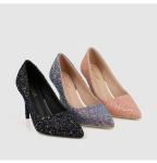 ZM028 96289-23 New Style Super High Heel Pointed Toe Single Shoes Stiletto Sexy