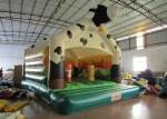 Commercial inflatable cow bouncy PVC inflatable animal bouncer digital painting