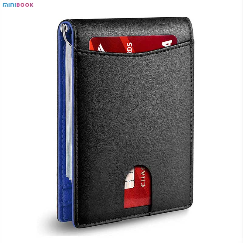 MINIBOOK Advantage Front Pocket RFID Blocking Bifold Credit Card Wallet Holder for Men