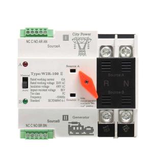 China 230V Solar Grid 2P Automatic Transfer Switch 16A 20A 25A 32A 40A 50A 63A 80A factory