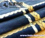 100% Polyester Double Sides Printed Flannel Blanket Fabric Coral Fleece for
