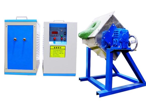 1600C 25kg Medium Frequency Melting Furnace Bronze Lead Zinc Induction Heating