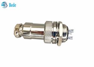 China Front Mounting Circular Gx20 Connector Male &amp; Female Kits 2~10 / 12/ 14 / 15 Pins factory