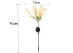 Solar Artificial rape Flower Lights Ground Decoration Lawn Lamp