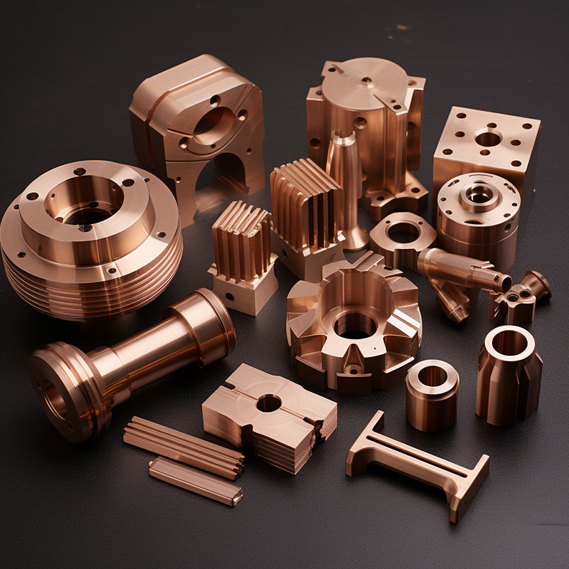 High Quality Customized CNC Parts Precision Metal Machining Milling Turning Parts CNC Machining Copper Parts