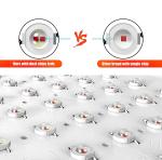 PDT 60pcs LED Red Light Therapy Device 660nm 850nm Red Light Therapy Full Body