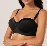 75D-100D Half Cup Sexy Mature Plus Size Bra Women Convertible Straps Push Up