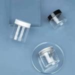 500ml Recycled Clear Plastic Cosmetic Jar For Body Scrub
