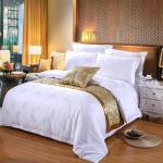 Response within 24 Hours 4pcs Satin Stitch Duvet Bedding Set for King Size