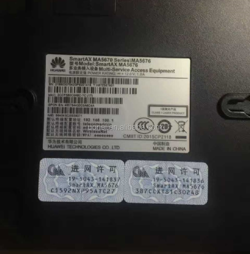 Huawei MA5670 MA5672 MA5675 MA5671 MA5675M MA5672M MA5620 MA5694 Huawei Gpon Onu Epon onu ont