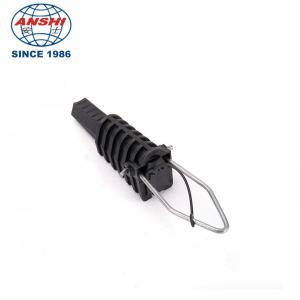 China Pre Twisted Tension Resistant Suspension Cable Clamp Pole ADSS Downline Clamp factory