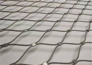 China 7x19 Flexible Stainless Steel Cable Mesh Netting For Stair Railing factory