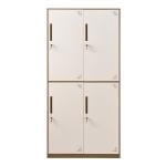 Knock Down ODM 4 Door Metal Locker Storage Cold Rolled Steel