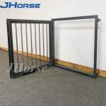 Steel Prefab Bamboo Infill Horse Stall Horse Barn Door Hinged Windows Customized