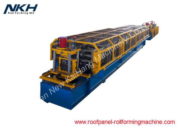 Z Purlin Roll Forming Machine Pre Punching / Post Cutting Steel Roll Forming