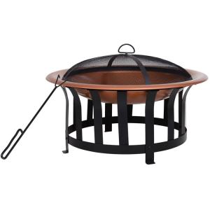 China Round Metal Wood Burning Fire Pit Perfect for Bonfires Camping and Outdoor Gatherings factory