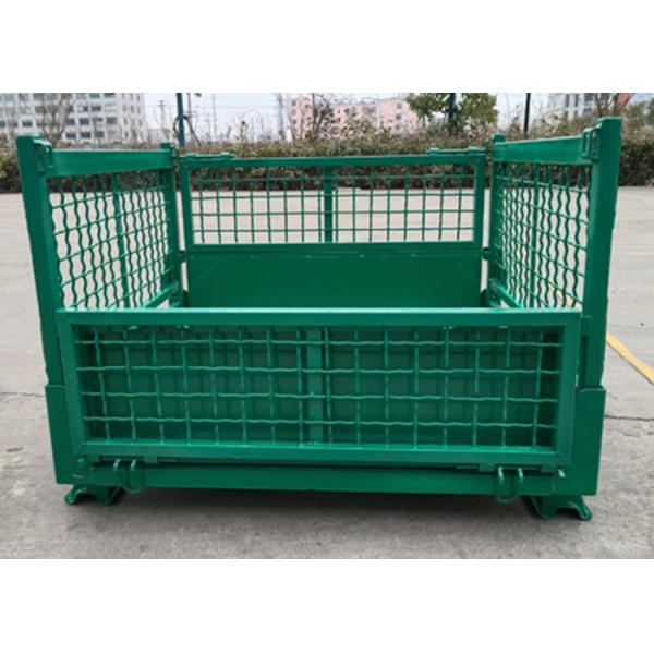 China Stackable Wire Mesh Pallet Cage Stillage Containers OEM factory