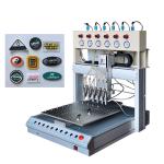 3d Rubber Patch Pvc Label Dispensing Machine Full Automatic