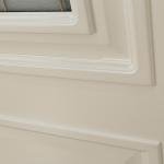 Composite Finished Interior Wooden Glass Doors Eco Friendly SGS Approved
