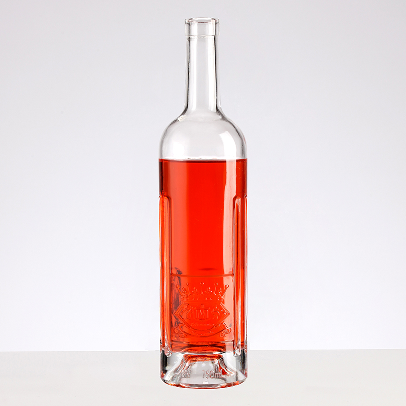 750 ml Clear Glass Bottle with Cork Body Material Glass OEM/ODM Welcome to Buyers