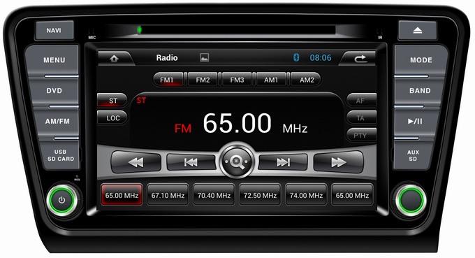 Ouchuangbo Android 4.2 DVD Navi Multimedia for Skoda Octavia 2014 with Capacitive Screen U