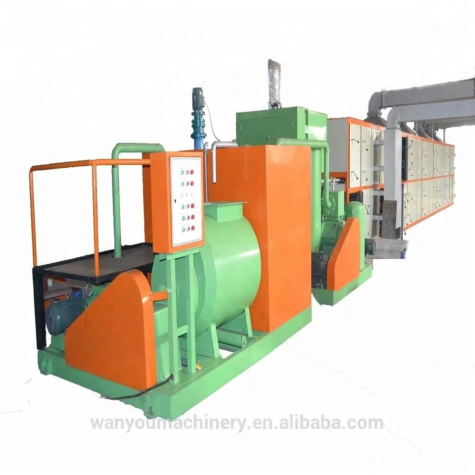 20-45KW Small Egg Tray Machine For Sun Drying Production Line Egg Carton Making Machine