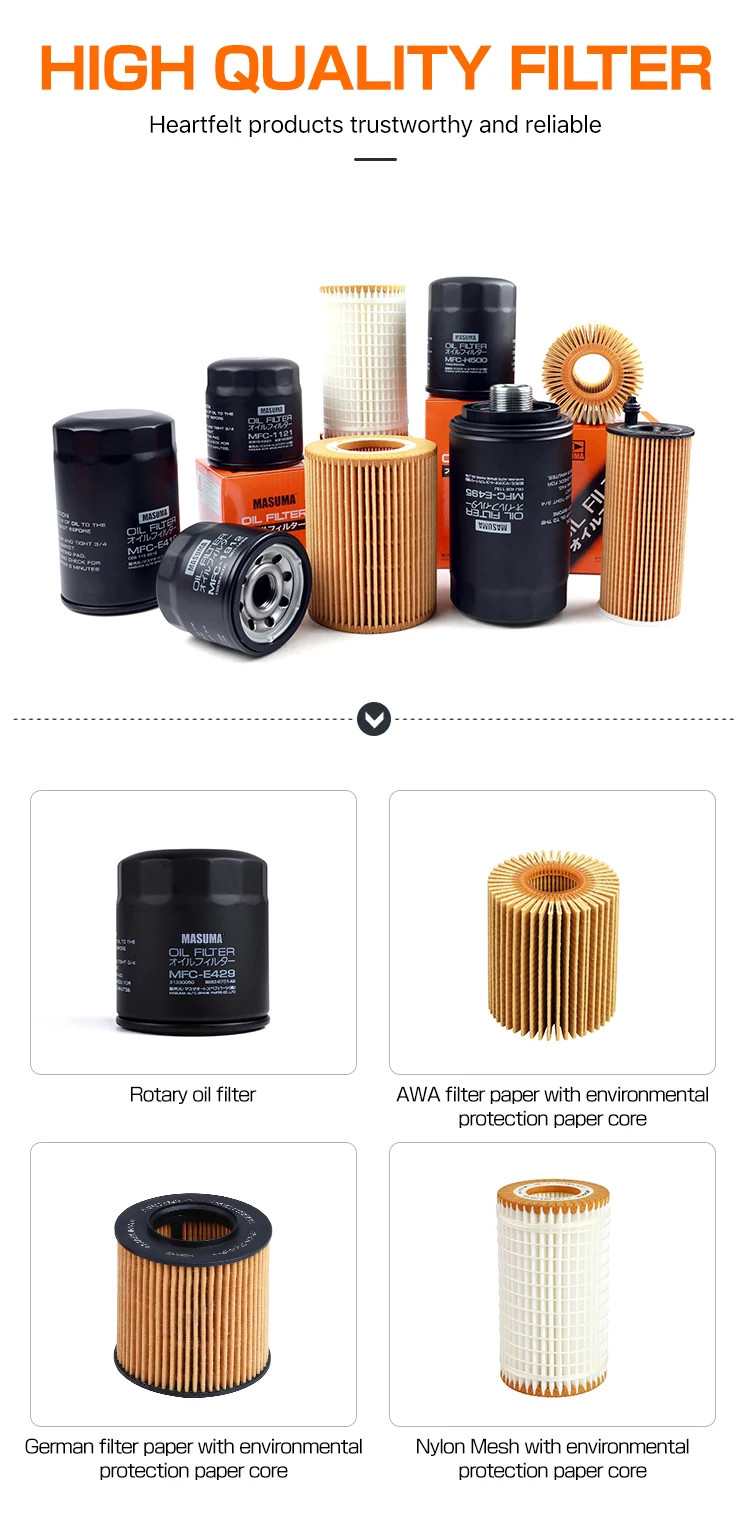 Black Heavy Engine Truck Oil Filter 485GB319C For 5 To 23 Tons Truck
