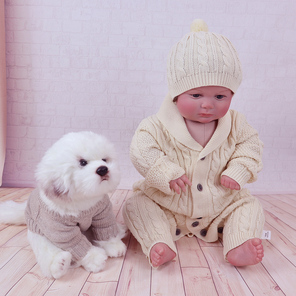 Autumn New Toddler Baby Boys Girls Knitted Bodysuit Infant Jumpsuit Knitwear Outfits Newborn Baby Sweater And Baby Knit