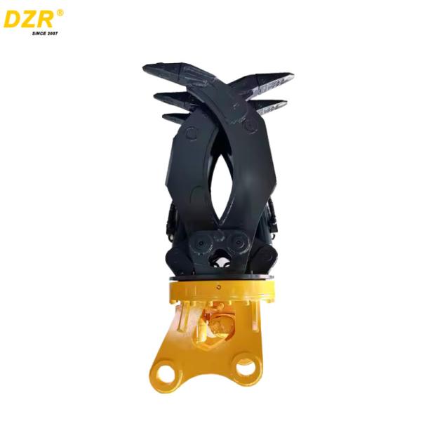 Durable Excavator Thumb Grab Rotating Excavator Grab Double Cylinders For 5-36 Ton Excavator