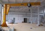 Floor Pedestal Slewing Pillar Cantilever Jib Crane Movable Column Mounted 1t