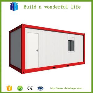 China sandwich panel refugee container 20ft house mobile home wall paneling factory