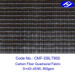 800GSM Carbon Fiber Fabric / Unidirectional Carbon Fiber With 0 / +45 / -45 / 90