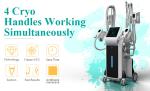 Beauty machine cryolipolysis four handpieces cryolipolysis body slimming machine