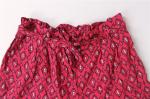 Elastic Waist Ladies Printed Shorts