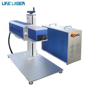 China Standard Desktop Nonmetal Fiber/UV/CO2 Laser Marking Machine for Industrial Laser Printing factory