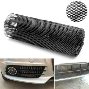 China Hot Sale Hexagonal Aluminum Mesh Grill Cover Car Bumper Fender Hood Vent Grille Net Universal Black Wholesale factory