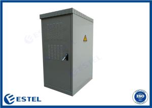 China 1500W Air Conditioner 700 1000 1700mm Welded Outdoor Telecom Enclosure With Two Doors factory