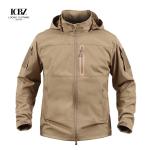 Men's Waterproof Tactical Combat Jacket Hoody Winter Solid Camouflage Coat