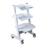 Dental Equipment Medical Trolley Cart Stainless Steel Durable Mobile Dental Cart