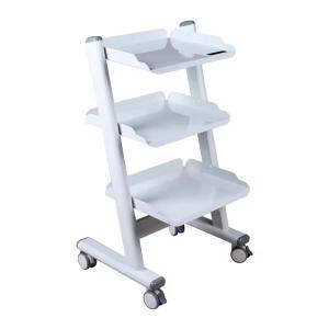 China Dental Equipment Medical Trolley Cart Stainless Steel Durable Mobile Dental Cart factory