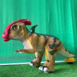 Amusement Park Three Wheels Animatronic Dinosaur Ride Electric Ride on Dinosaur