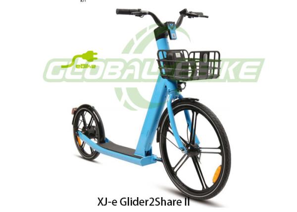 250W 36V Sharing Electric Scooter Anti Theft 25 Km Range with Aluminum Alloy