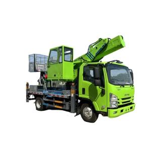 China Ladder Lift Truck 28m 34m 38m 46mTelescopic Boom Bucket Truck 25m Telescopic Boom Aerial Work Platform Truck for Sales factory