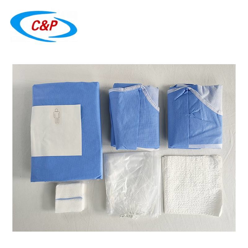 Hospital Surgical Drape Sterile Surgical Disposable Angio Pack For Operating Room