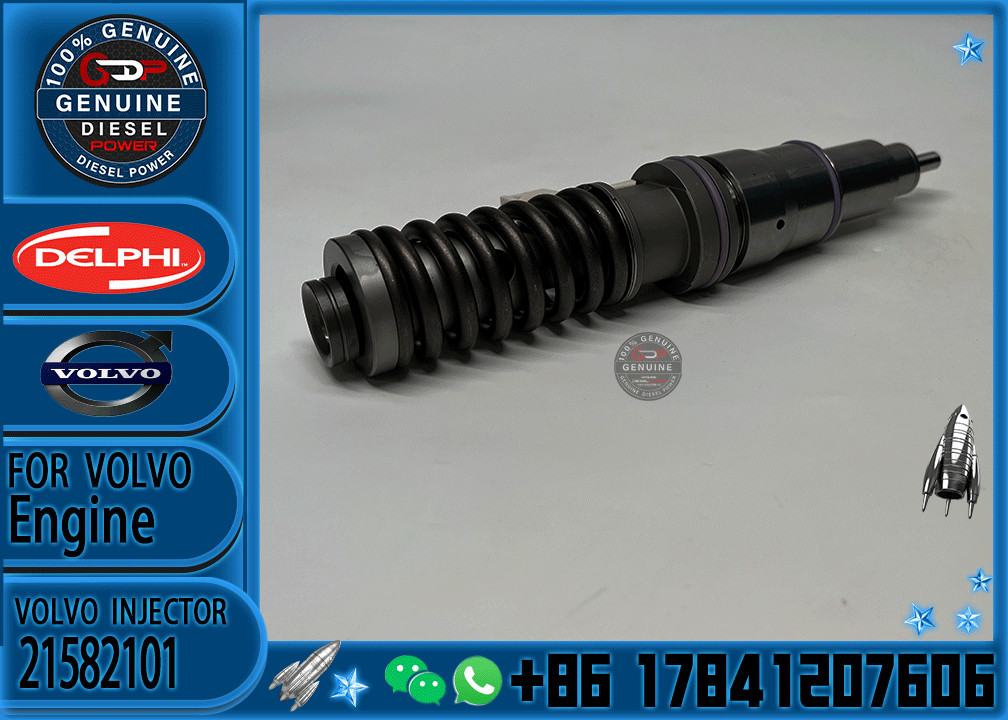 Original Diesel Fuel Injector 21582101 7421644602 7485000674 7485003951 7421582101 E3.18 For VO-LVO 11LTR EURO3 HI