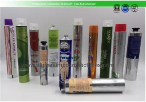 China Aluminum Reusable Toothpaste Tube , 60ml 80ml Empty Squeeze Skin Care Tube factory
