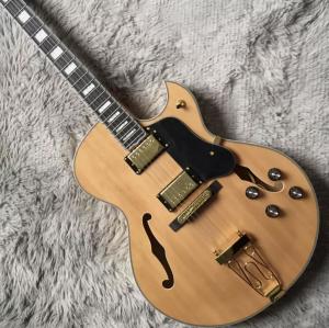 China Custom Byrdland Electric Guitar Spruce Top Archtop Gold Hardware factory