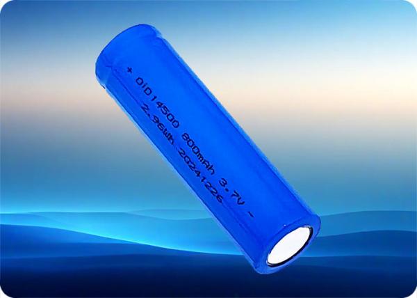 3C Discharge 14500 Li Ion Battery 3.7 V 800mAh Lithium Ion Battery 300 Cycle