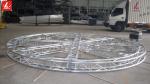 Spigot Circular Irregular Shape Aluminium Stage Truss For Indoor / Outdoor Event