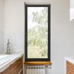 Balcony Thermally Broken Aluminium Double Glazed Windows Powder Coating